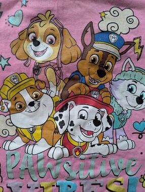 💟10/20$ Girls Pink PAWsitive Vibes Paw Patrol Short Pajama Set